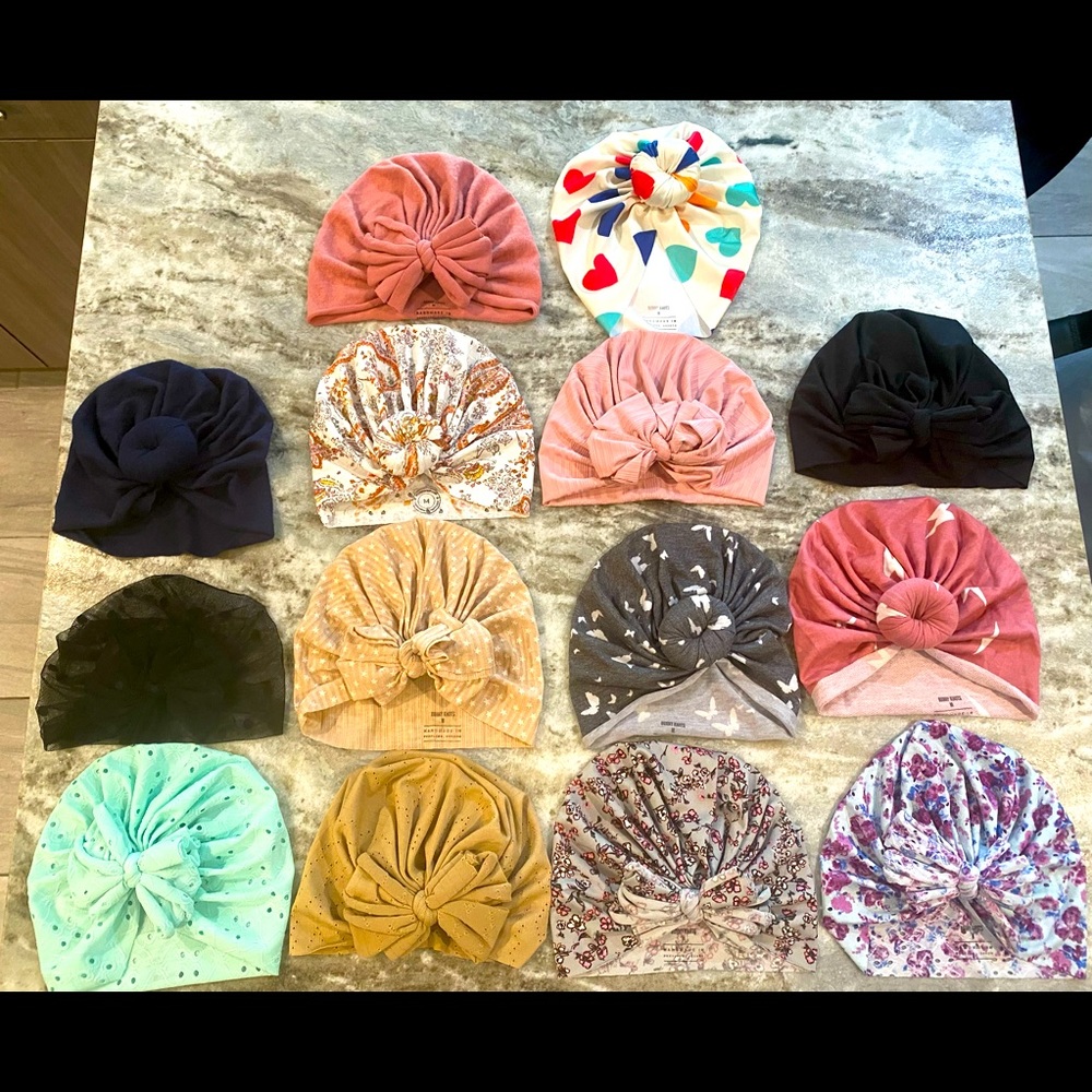 Bunny Knots Turbans size Medium (1-4years)